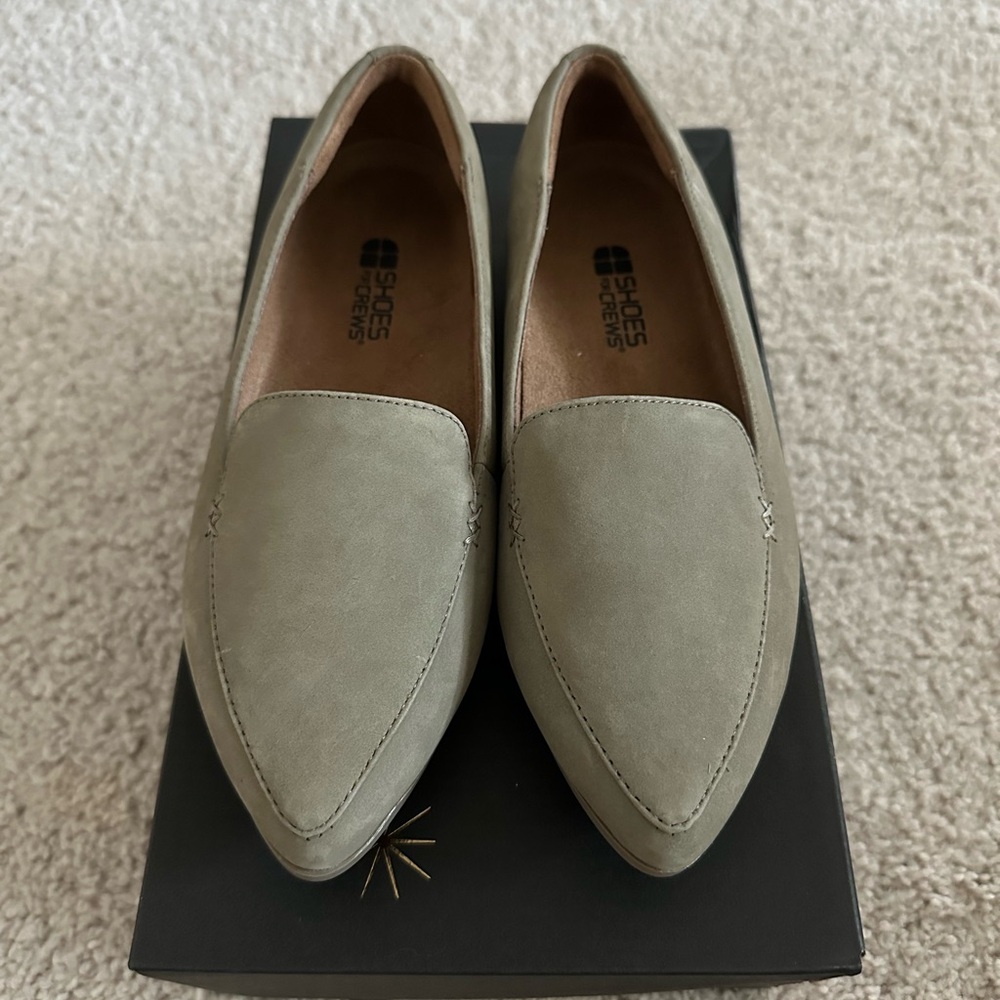 Shoes For Crews Slip Resistant Tan Flats